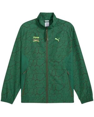 PUMA Tech Relaxed Track Jacket "Tmnt- 630102 37" - Green
