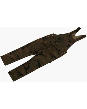 Supreme Camo Denim Overalls "louis Vuitton X " - Black