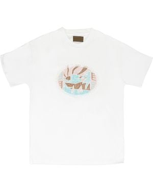 BIRTH OF ROYAL CHILD Beaded Nile River T-Shirt Brc-Mtps-0004" - Black