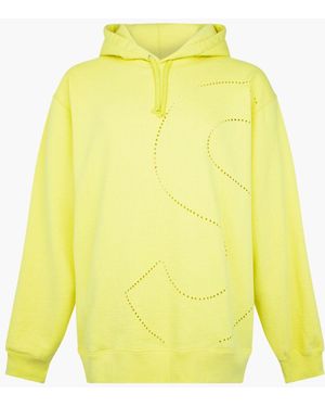 Supreme Laser Cut S Logo Hoodie "ss 21" - Yellow