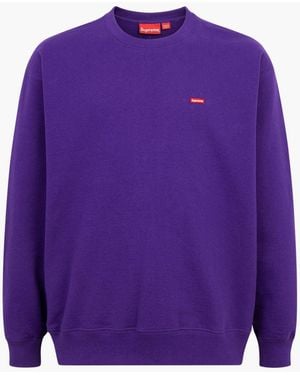 Supreme Small Box Crewneck "ss 21" - Purple
