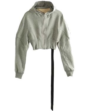 Rick Owens Felpa Collage Gimp Hoodie Melange" Ds01F4233 Fgm 178" - Black