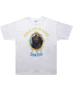 DENIM TEARS Readymade Short Sleeve T-Shirt Shirt Dt337" - Black