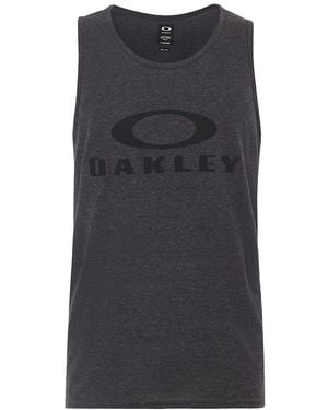 Oakley Bark Tank Top "Jet Heather" 457153 01S" - Black
