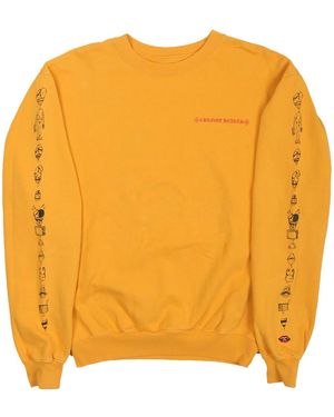 Chrome Hearts Matty Boy Call Me Crewneck Chrm0902" - Black