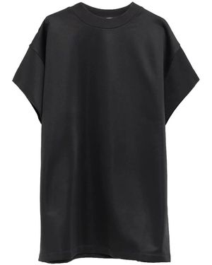 Fear Of God Satin Fleece 90's Muscle T-Shirt "Vintage" 192Ho256881F" - Black
