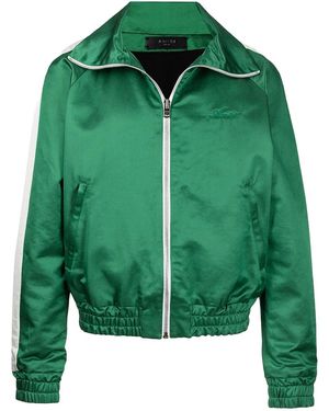 Amiri Zip Track Stripe Jacket "Tennis Mjt001 346" - Green