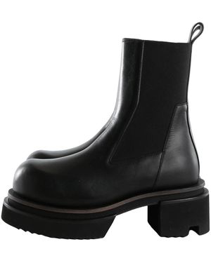 Rick Owens Beatle Bogun Boots Rp02F5832 Loo 09" - Black