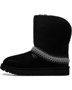 UGG Classic Short Crescent Boot 1161770 Blk" - Black