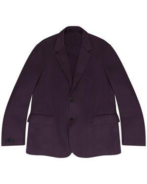 Lanvin Cassis Padded Single Breasted Blazer Rm Ja0141 4885 H23 781" - Blue