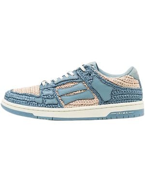 Amiri Raffia Skeleton Low Top Amfosr1012 420" - Blue