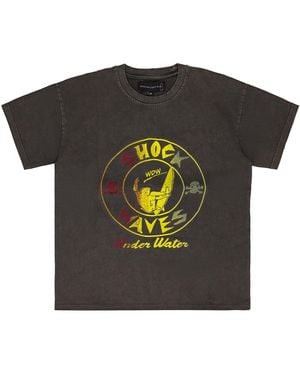 Who Decides War Shock Waves Jersey T-Shirt 11100270002" - Black