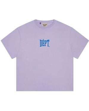 GALLERY DEPT. Dept Logo T-Shirt & Gd219" - Purple