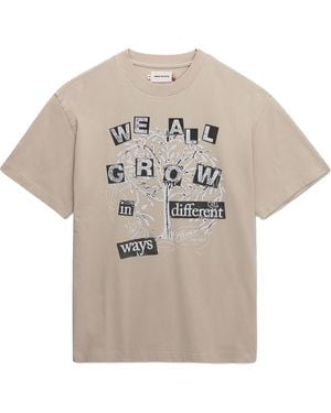 Honor The Gift We All Grow T-Shirt "Taupe" Htg260195 Taup" - Black