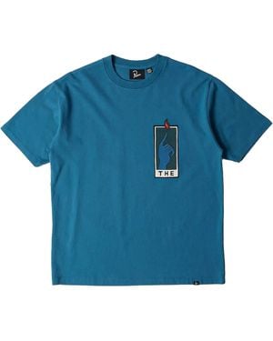 by Parra Hands Of Time Ss T-Shirt 55285" - Blue