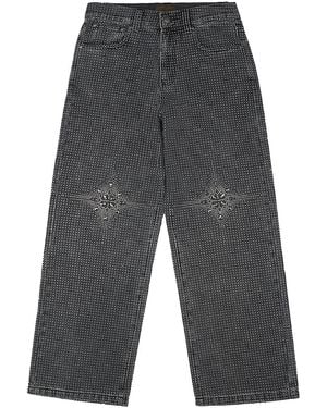 BIRTH OF ROYAL CHILD 20K Diamond Stellar Denim Bc25Awpt06 Blk" - Black