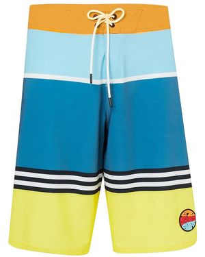 Oakley 21" Striped 1975 Boardshort Colour Block" Foa400108 94E" - Blue