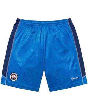 Supreme Jacquard Soccer Short "Ss24 - Blue