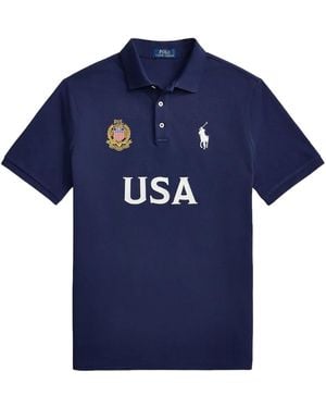 Polo Ralph Lauren Country Polo Shirt "Usa" 710B20858001" - Blue