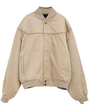 Willy Chavarria Gas Station Bomber Wcout0008019" - Black
