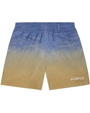 Purple Brand Wordmark Fade All Around Shorts P504 Poad326" - Blue