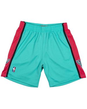 Mitchell & Ness Nba Reload Swingman Shorts "1998 San Antonio Spurs - Green