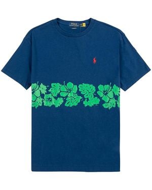 Polo Ralph Lauren Fleur T-Shirt 710844302001" - Blue