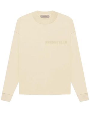 Fear Of God Ls T-Shirt "Eggshell" Fogelstes" - Black