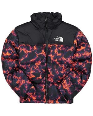 The North Face Printed 1996 Retro Nuptse Jacket Nf0A5Ix429K" - Black