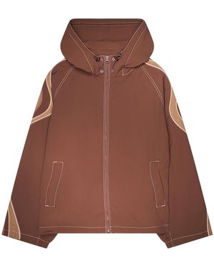 ERL Ufo Track Jacket 12J020 Brn" - Brown