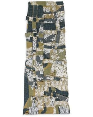 Who Decides War Affinity Grid Bondage Maxi Skirt 3120100009Ss24" - Black