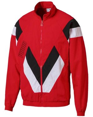 PUMA Heritage Jacket "Flame Scarlet" 575002 42" - Red
