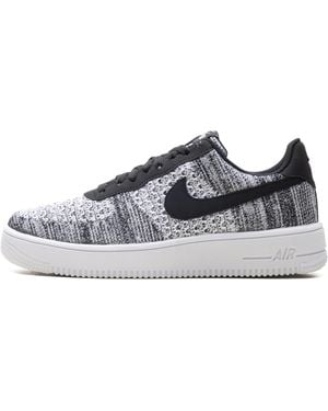 Nike Air Force 1 Flyknit Low 2.0 "Oreo" Av3042 001" - Black