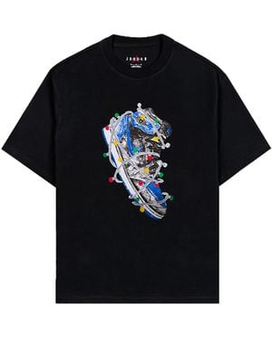 Nike Brooklyn T-Shirt "Aj1 Holiday" Io0133 011" - Black