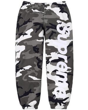 Supreme Satin Appliqué Sweatpant "Ss26 - Black