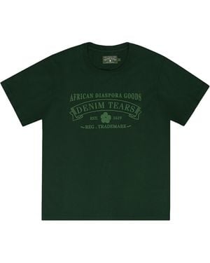 DENIM TEARS Adg T-Shirt Dt744" - Green
