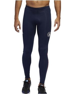 adidas Boston Marathon Saturday Long Tights "Collegiate" Fq7758" - Black