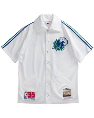 Mitchell & Ness Nba Authentic Shooting Shirt Mavericks 80 Asshsb19097 Dmawhit80" - Black
