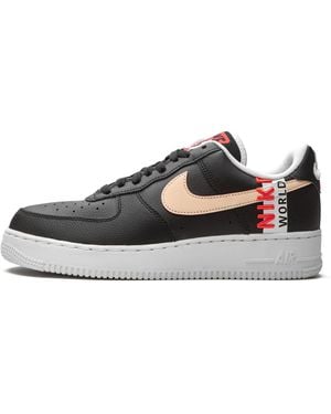 Nike Air Force 1 '07 Lv8 Worldwide "Worldwide Pack" Ck6924 001" - Black