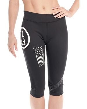 Reebok Train Like A Fighter Capri Tights Aj0796" - Black