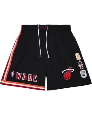 Mitchell & Ness Swingman Shorts "Heat 2006 Dwyane Wade" Smshcp19260-Mheblck06Dwa" - Black
