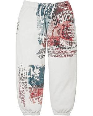 Supreme Overprint Sweatpant "Ss26 - Black