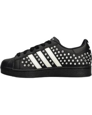 adidas Superstar Ii "Rhinestone" Kk4672" - Black