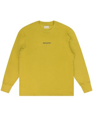 Aimé Leon Dore Uniform Long-Sleeve T-Shirt Ald Mtps 0081" - Yellow