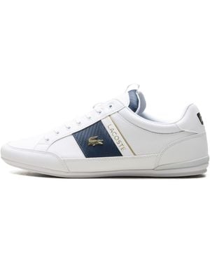 Lacoste Chaymon Leather Trainers 40Cma0043 21G" - Black