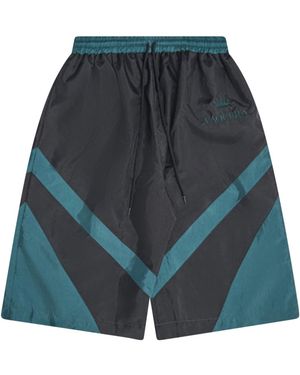 VAQUERA Windbreaker Shorts Vaq11P015" - Blue