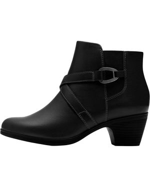Clarks Emily2 Henley Ankle Boots Leather" 26184126" - Black