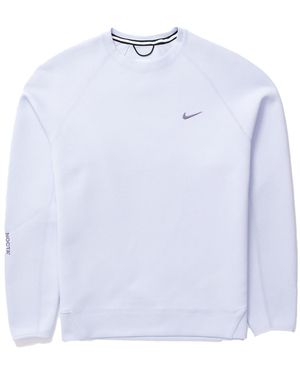 Nike Nocta Nrg Tech Fleece Crewneck Sweatshirt "Palest/Daybreak" Fd8457 568" - Black