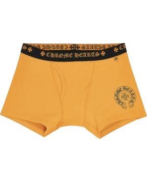 Chrome Hearts Long Boxer Brief Chrm0851" - Yellow