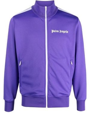 Palm Angels Classic Track Jacket Pmbd001C99Fab0043701" - Purple